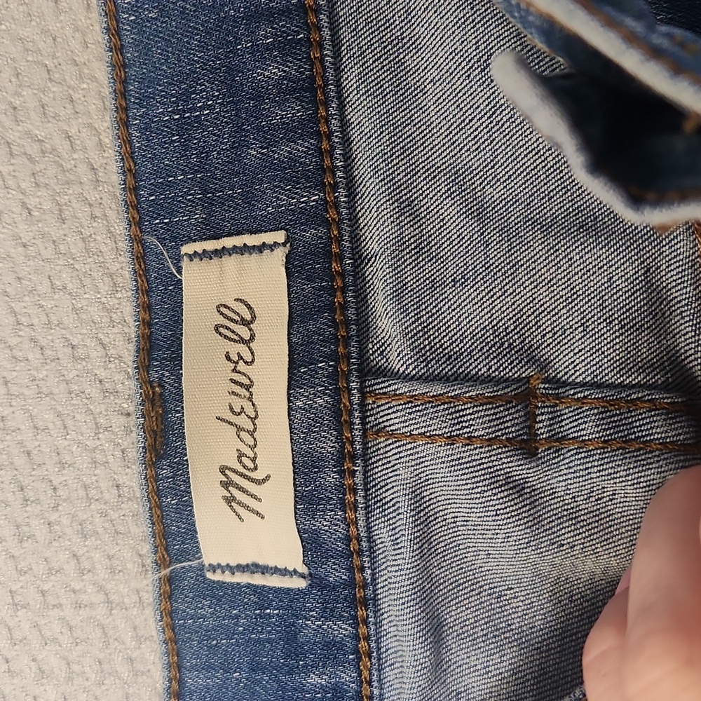 Madewell jeans, 10" high riserise, skinny skinny, size 30 - Picture 3 of 8